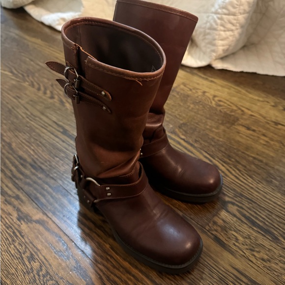 Steve Madden Astor Boot Brown Leather - Picture 4 of 8